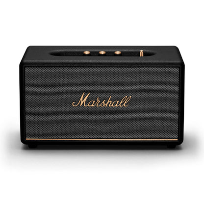 Parlante Bluetooth Marshall Stanmore III negro - Caja con detalles