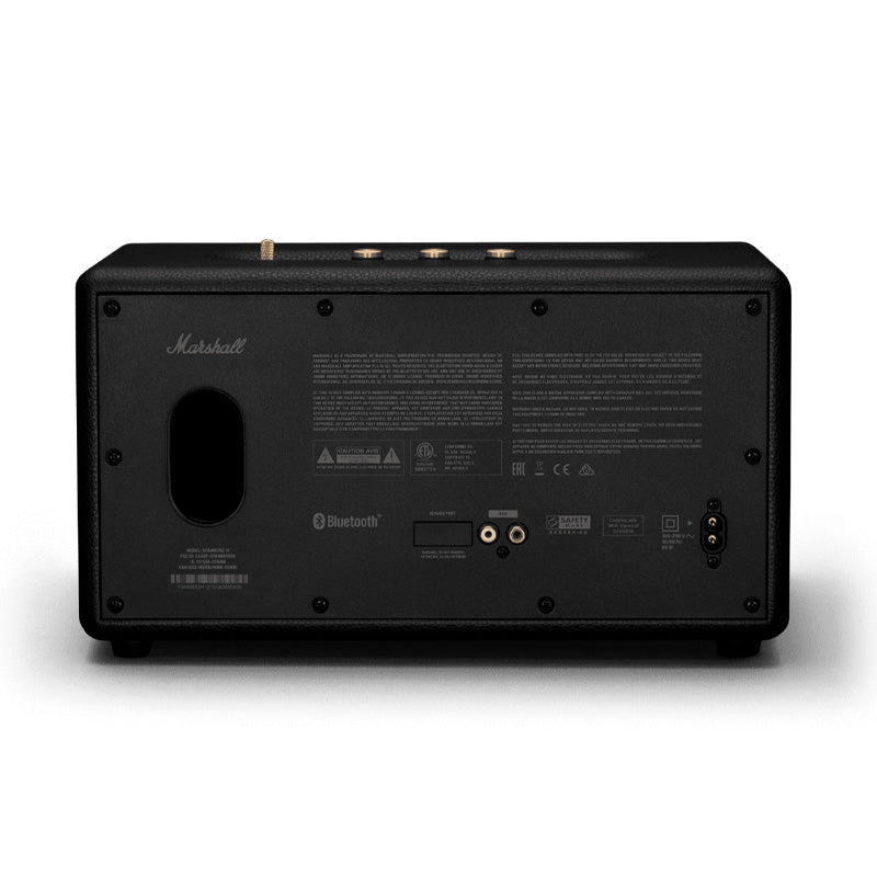 Parlante Bluetooth Marshall Stanmore III negro - Caja con detalles