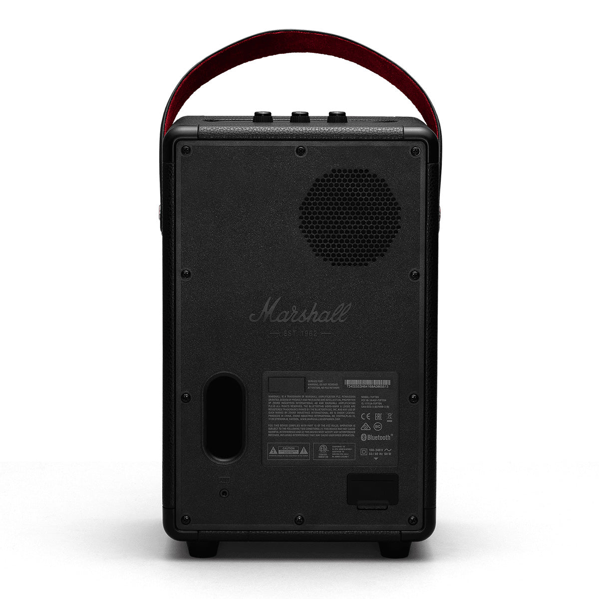 Parlante portátil Bluetooth Marshall Tufton - Caja con detalles