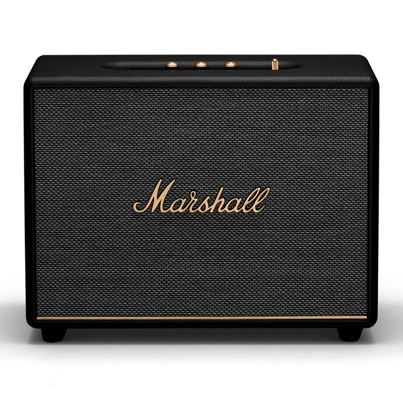 Parlante Bluetooth Marshall Woburn III negro - Caja con detalles