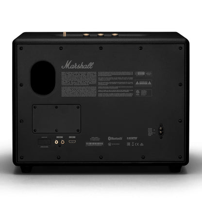 Parlante Bluetooth Marshall Woburn III negro - Caja con detalles