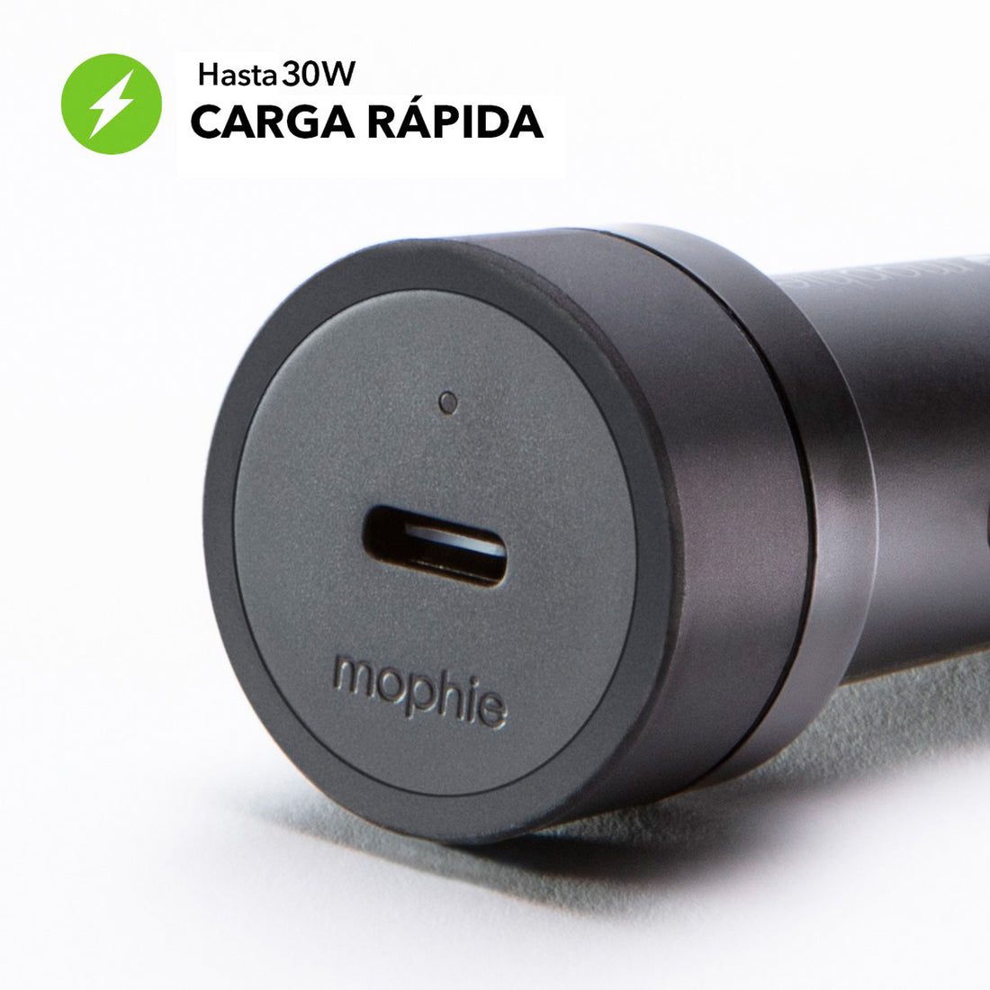 Cargador para auto USB-C mophie de 30 W