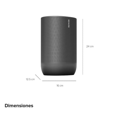 Parlante portátil Wi-Fi / Bluetooth Sonos Move - Caja con detalles