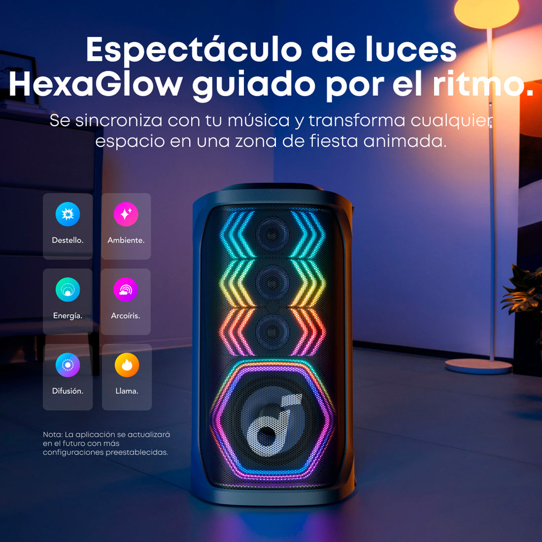 Parlante Bluetooth Soundcore Rave 3s AI