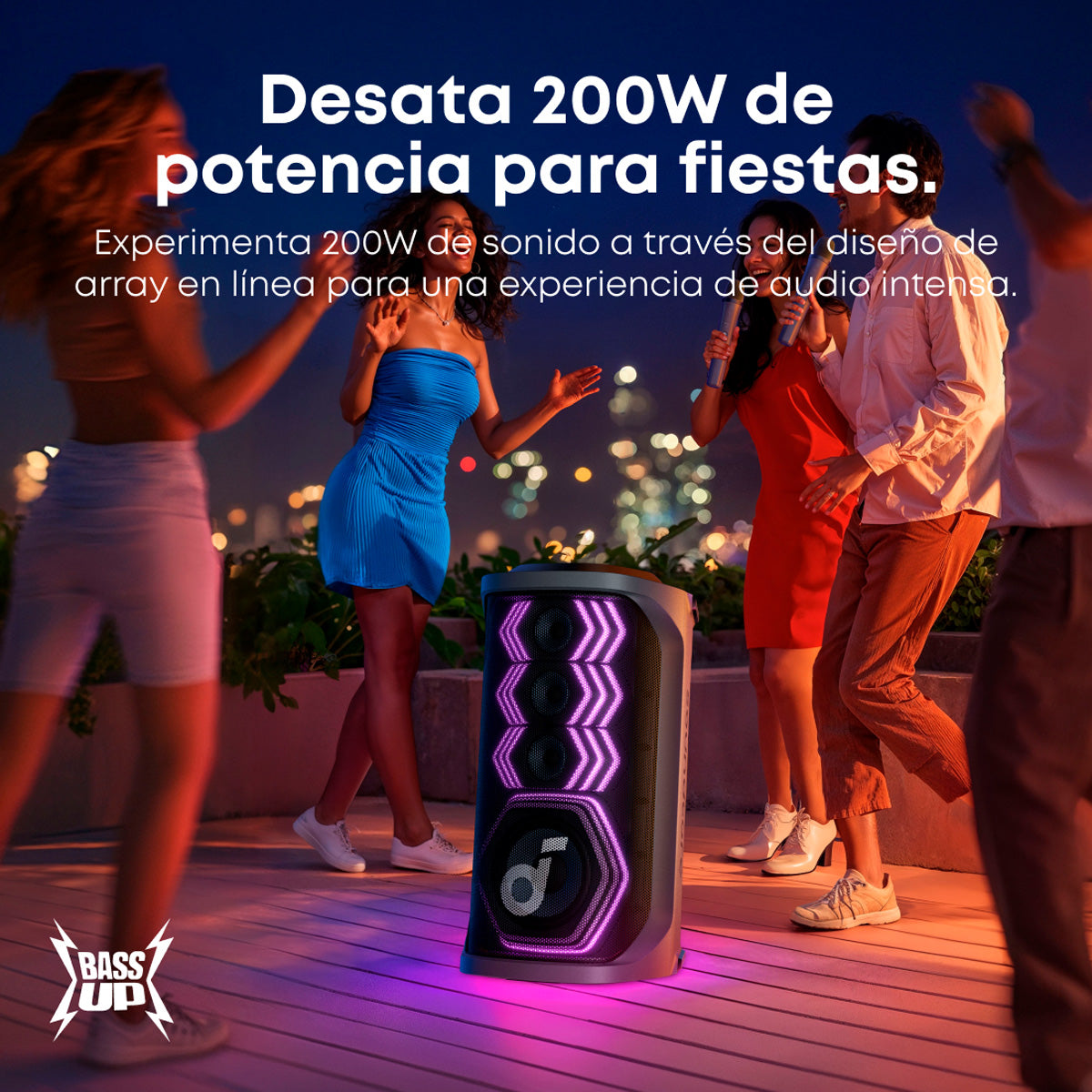 Parlante Bluetooth Soundcore Rave 3s AI