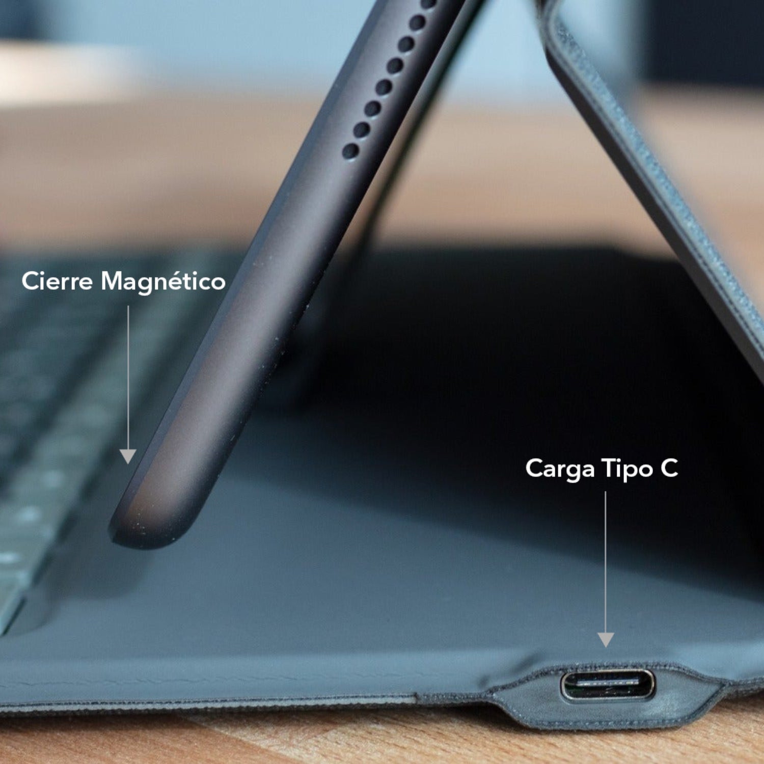 Funda con teclado ZAGG Messenger Folio 2 para iPad (A16) - Español