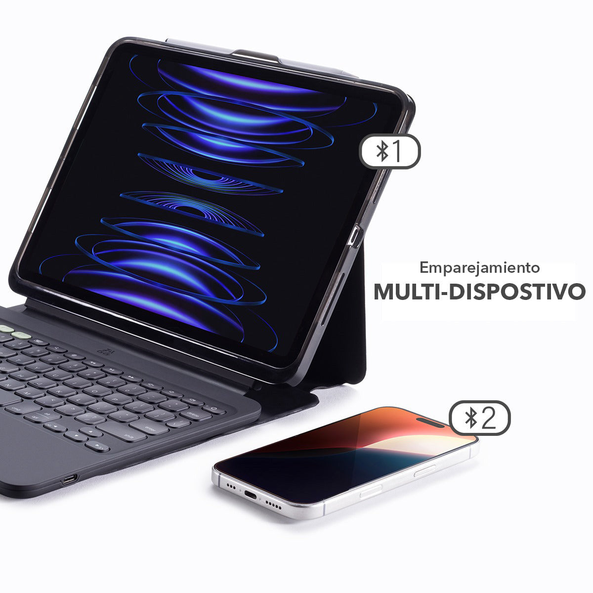 Funda con teclado ZAGG Pro Keys 2 para iPad Air de 11" - Español