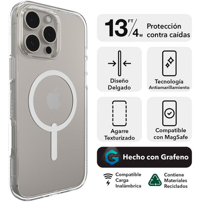 Funda ZAGG Crystal Palace Snap para iPhone 16 Pro con MagSafe