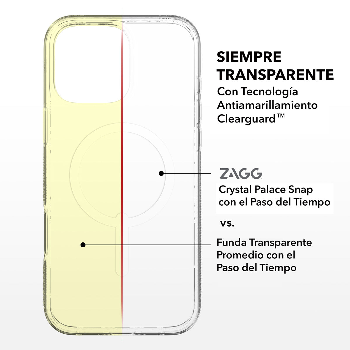 Funda ZAGG Crystal Palace Snap para iPhone 16 Pro con MagSafe