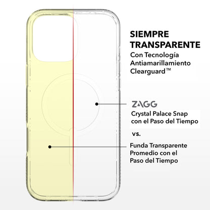 Funda ZAGG Crystal Palace Snap para iPhone 16 Pro con MagSafe