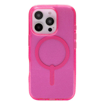 Funda ZAGG Milan Snap Glitter para iPhone 16 Pro con MagSafe Rosa