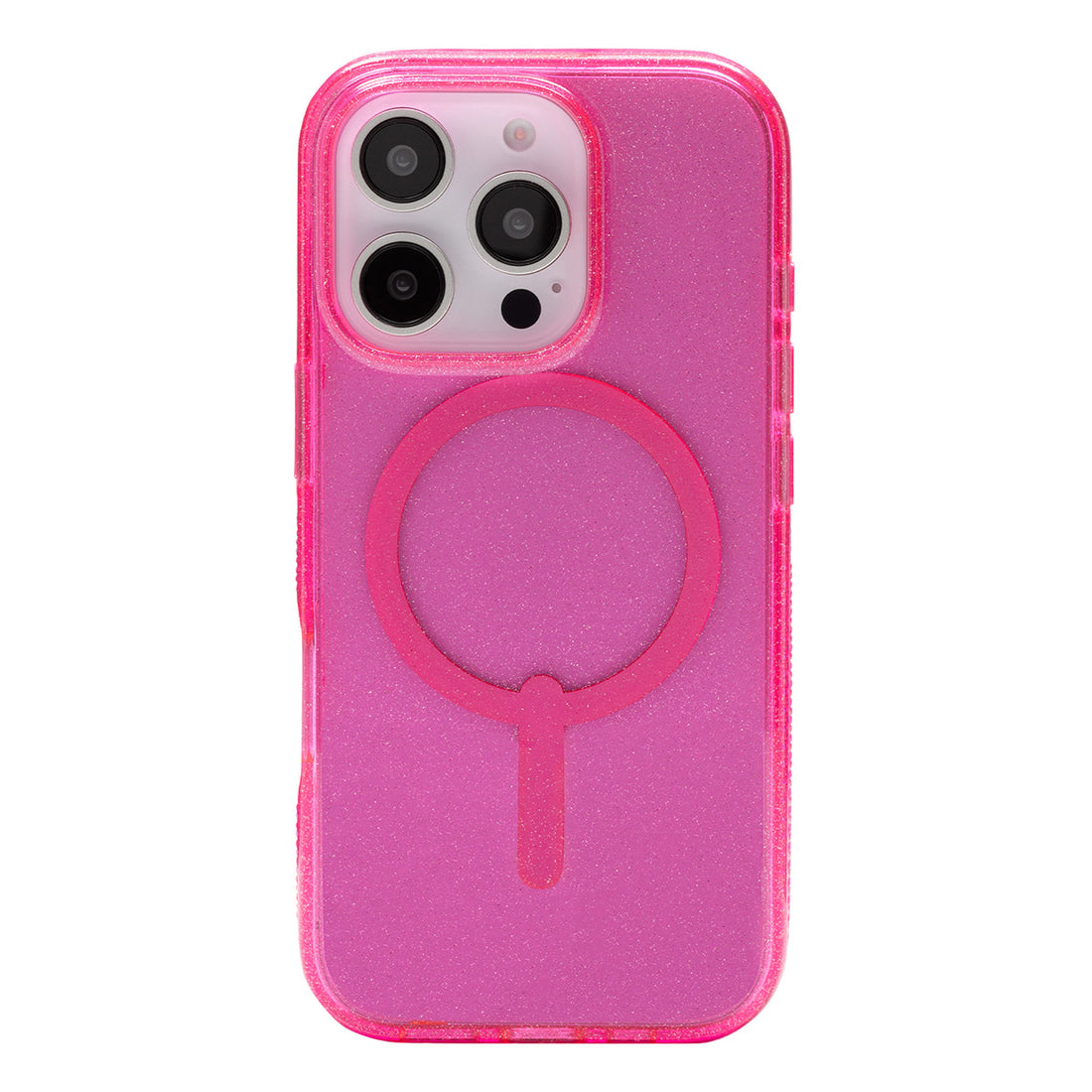 Funda ZAGG Milan Snap Glitter para iPhone 16 Pro Max con MagSafe Rosa