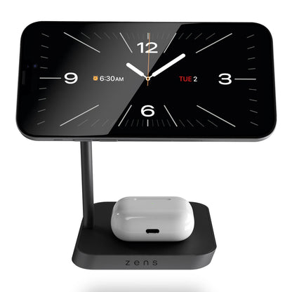 Cargador inalámbrico magnético 2-en-1 Zens Office Charger 2
