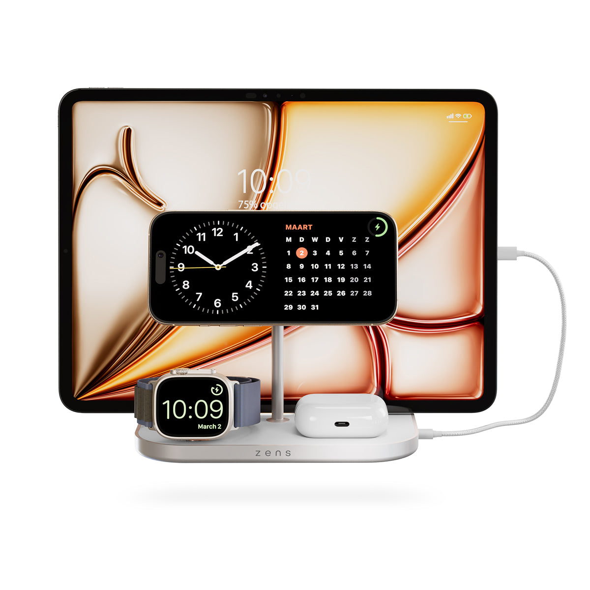 Cargador inalámbrico 4-en-1 Zens