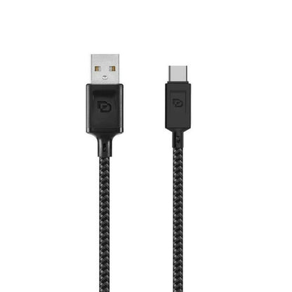 Cable Rugged USB-A a USB-C 1.2 Mt Dusted negro