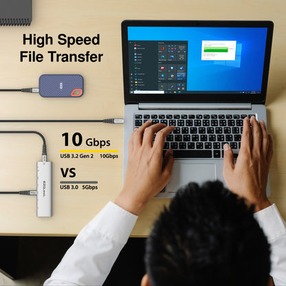 HUB USB-C 6 en 1 EZQuest