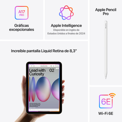 iPad mini 7ma gen 8,3 Wi-Fi