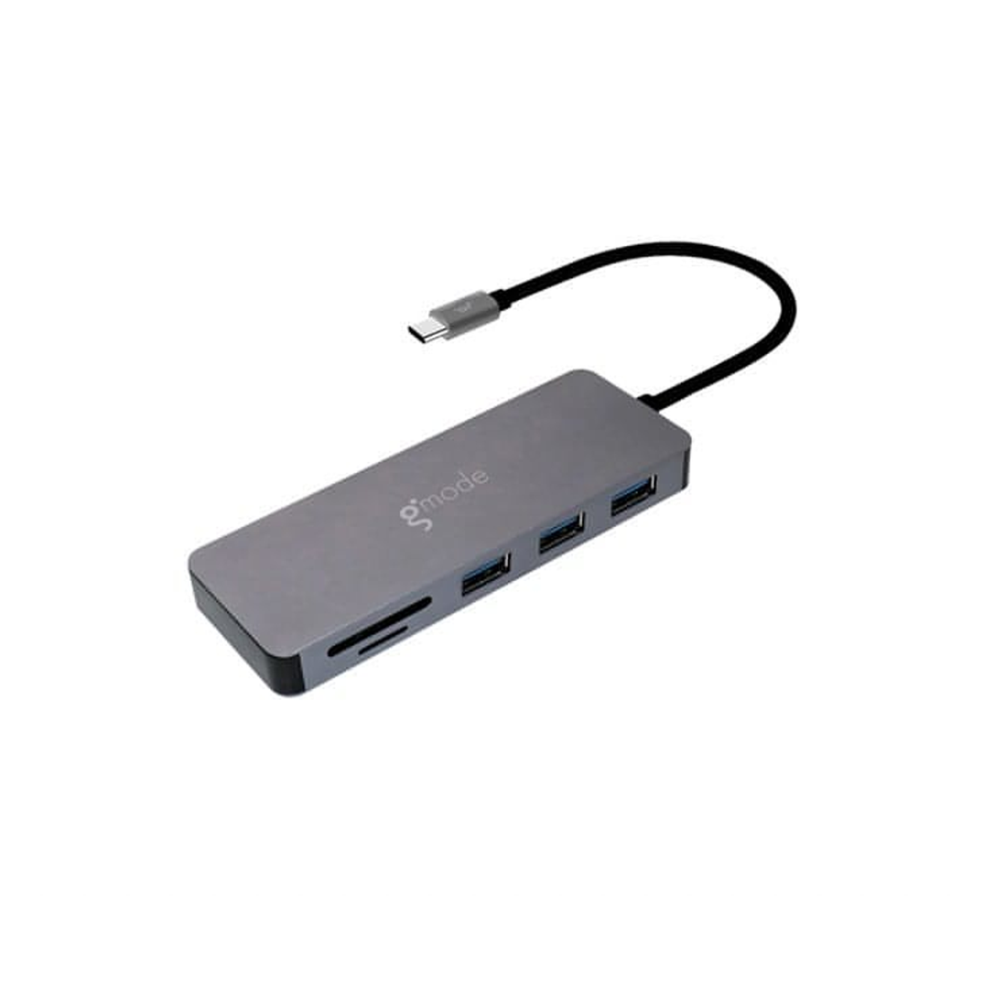 Adaptador USB-C a USB con lector de tarjetas Gmode