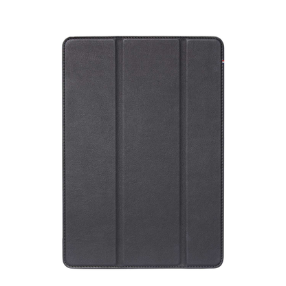 Funda folio para cuero para iPad 9/8/7 Gen Decoded Negro