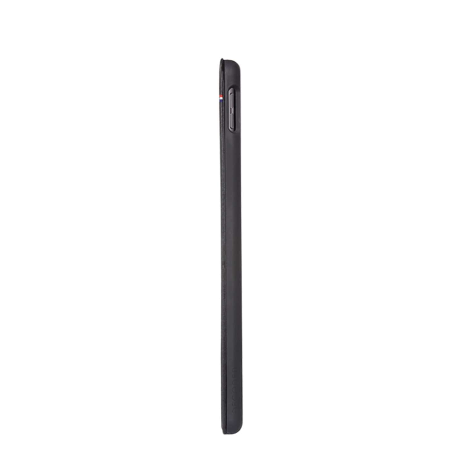 Funda folio para cuero para iPad 9/8/7 Gen Decoded Negro